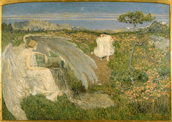 Giovanni Segantini-L'amore alla fonte della vita (L'amour aux sources de la vie)