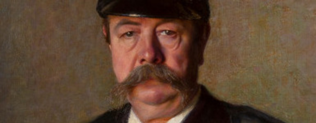 tableau, Emile Friant, Portrait de Charles Frederick Worth, en 1893
