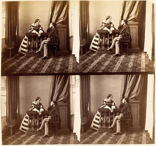 M. et Mme Bristed en quatre poses - André Adolphe Eugène Disdéri