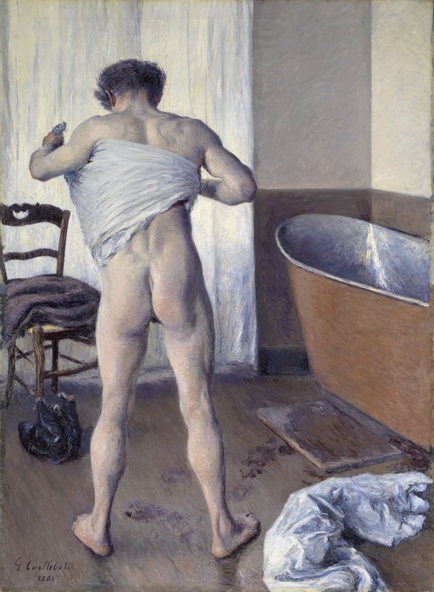 Gustave Caillebotte-Homme au bain