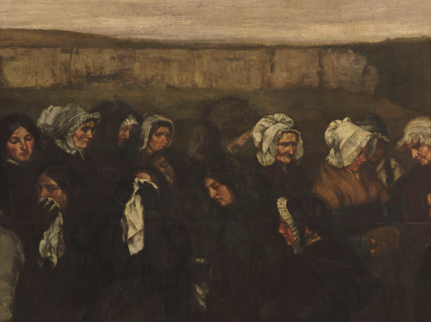 Un enterrement à Ornans - Gustave Courbet