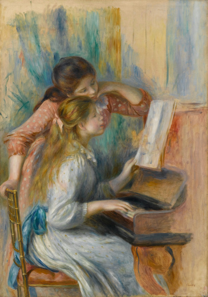Auguste Renoir-Jeunes filles au piano