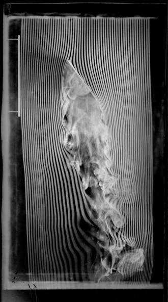 Etienne-Jules Marey-Plan incliné, angle de 30 degrés, quatrième et dernière version de la machine à fumée, équipée de 57 canaux