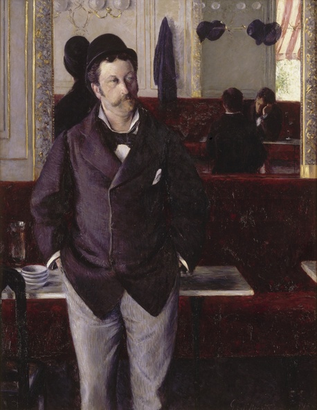 Gustave Caillebotte-Dans un café