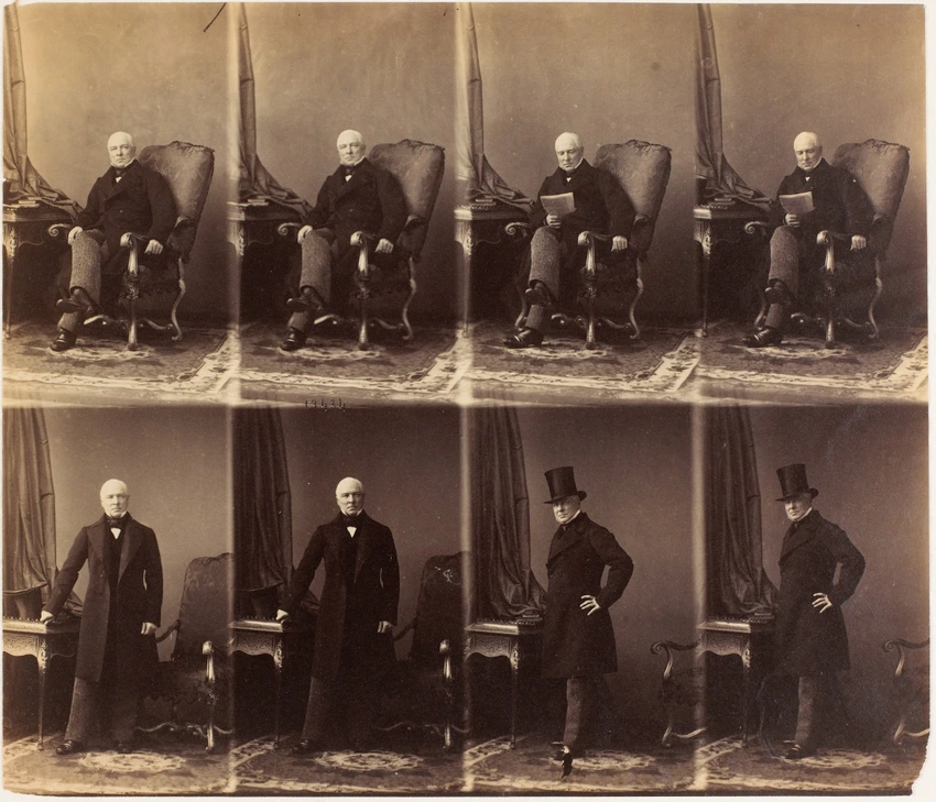 Comte Chreptowitch en huit poses, quatre assis et quatre en pied - André Adolphe Eugène Disdéri