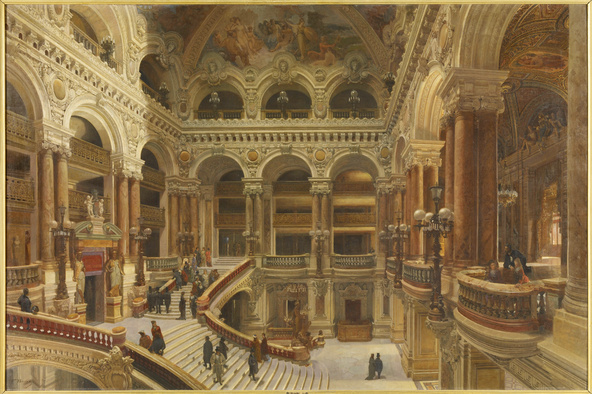 Victor Navlet-L'escalier de l'Opéra