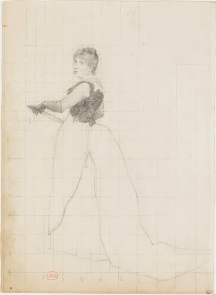 Henri-Edmond Cross-Etude pour le portrait de Mme Cross