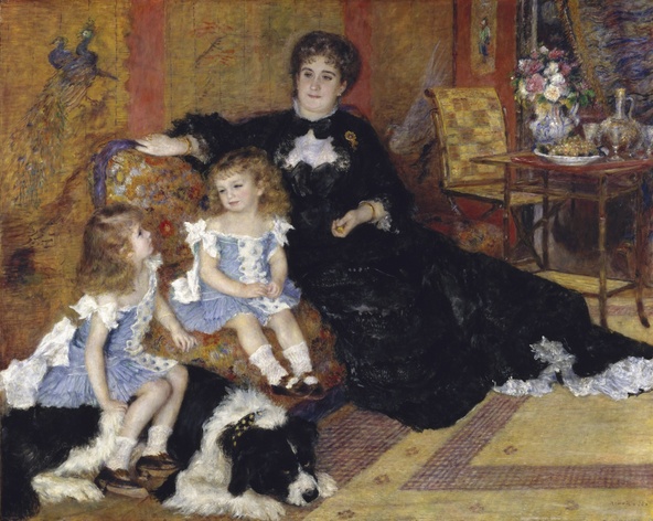 Pierre-Auguste Renoir-Portrait de Madame Charpentier et de ses enfants