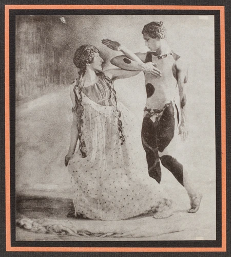 Nijinsky et une danseuse - Adolphe Meyer