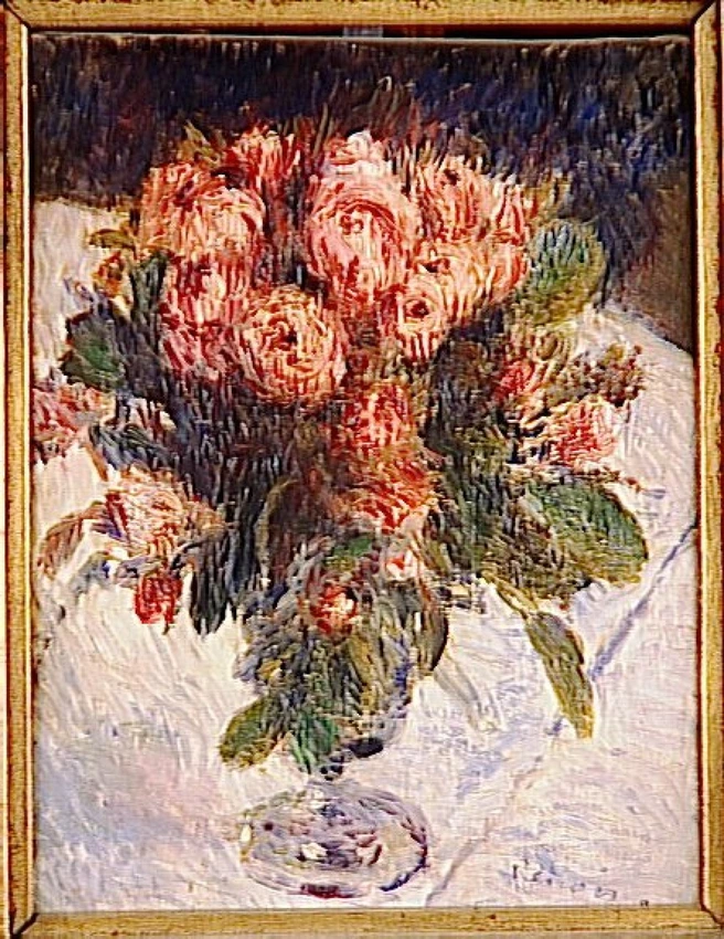 Roses mousseuses - Auguste Renoir