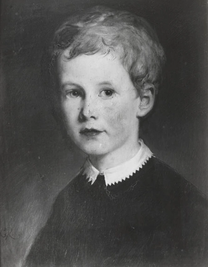 Portrait d'Edouard Schlumberger enfant - Gustave Ricard