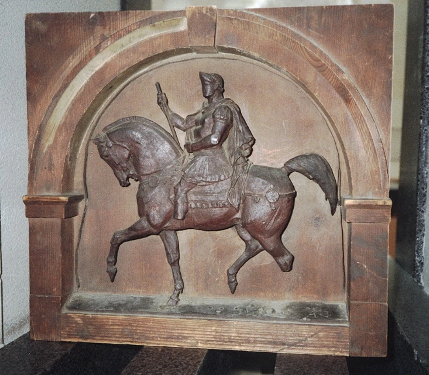 Napoléon III à cheval en costume romain - Alfred Jacquemart