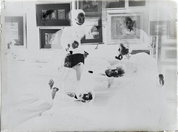 Edgar Degas-Mathilde et Jeanne Niaudet, Daniel Halévy, Henriette Taschereau, Ludovic Halévy, Elie Halévy