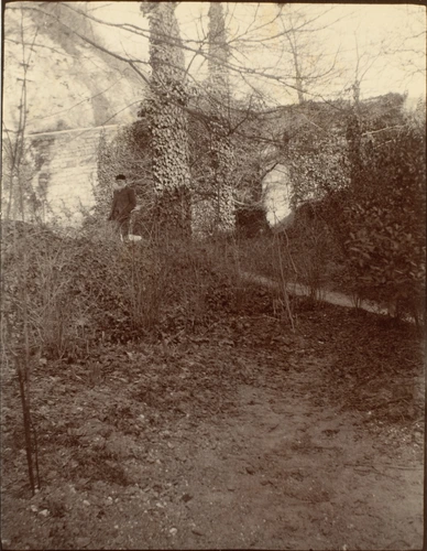 Chaponval, M. Auguste Ledru père dans son jardin - Paul Haviland