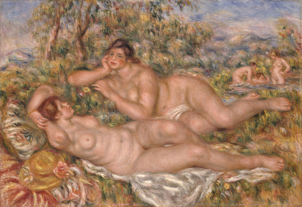 Pierre-Auguste Renoir-Les baigneuses