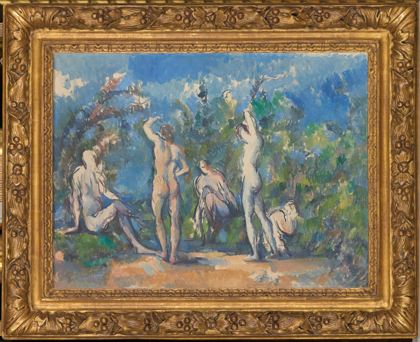 Cinq baigneurs - Paul Cézanne