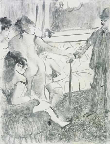 Edgar Degas-Le Client sérieux