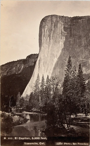 El Capitan, Yosemite - Carleton E. Watkins