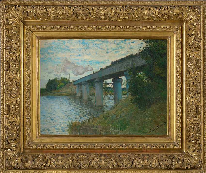 Le Pont du chemin de fer à Argenteuil - Claude Monet