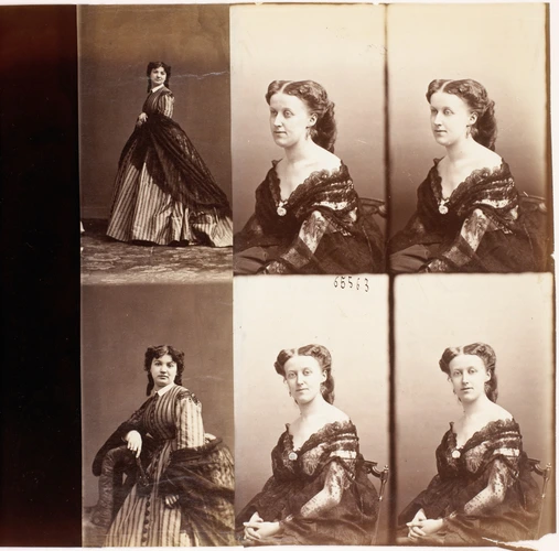 Mme de Brantès à gauche Angèle - André Adolphe Eugène Disdéri