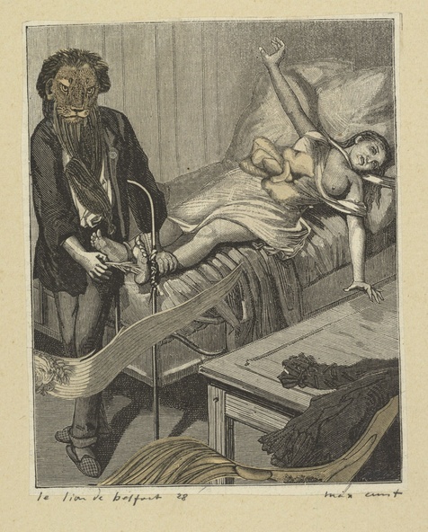 Max Ernst-Collage tiré de Une semaine de bonté. Le lion de Belfort 28