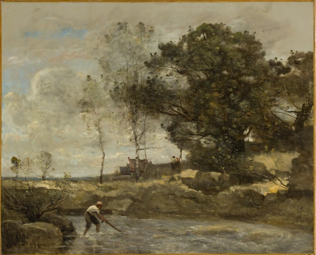 La Levée des filets - Camille Corot