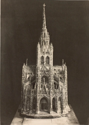 Maquette de l'église Saint-Maclou, Rouen - Anonyme