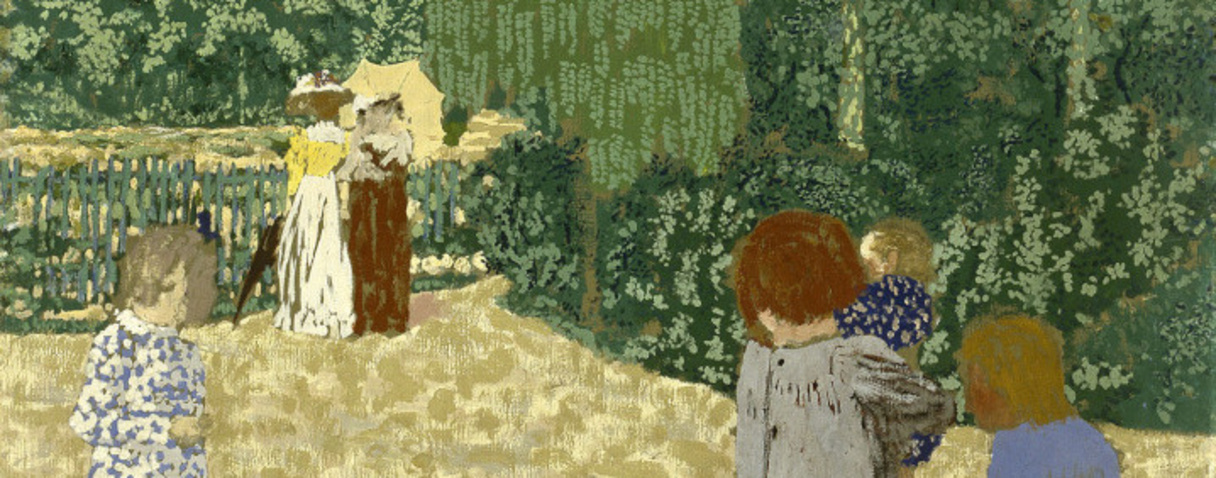 Jardins publics : la promenade (1894), Edouard Vuillard