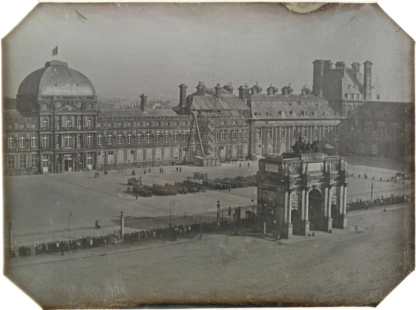Palais des Tuileries, revue de la garde - Paul-Michel Hossard