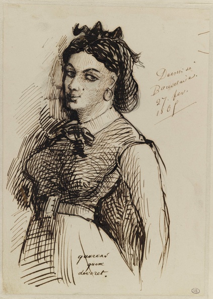 Charles Baudelaire-Portrait de Jeanne Duval