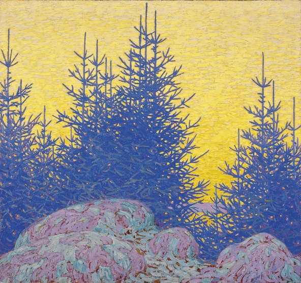 Lawren S. Harris-Paysage décoratif (Decorative Landscape)