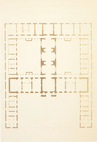 Plan du Palais de Justice d'Agen - Marville