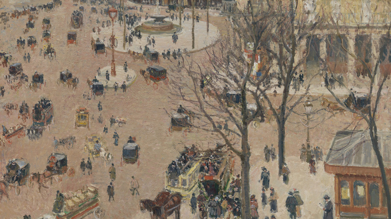 La Place du Théâtre Français (1898), Camille Pissarro (1830-1903)