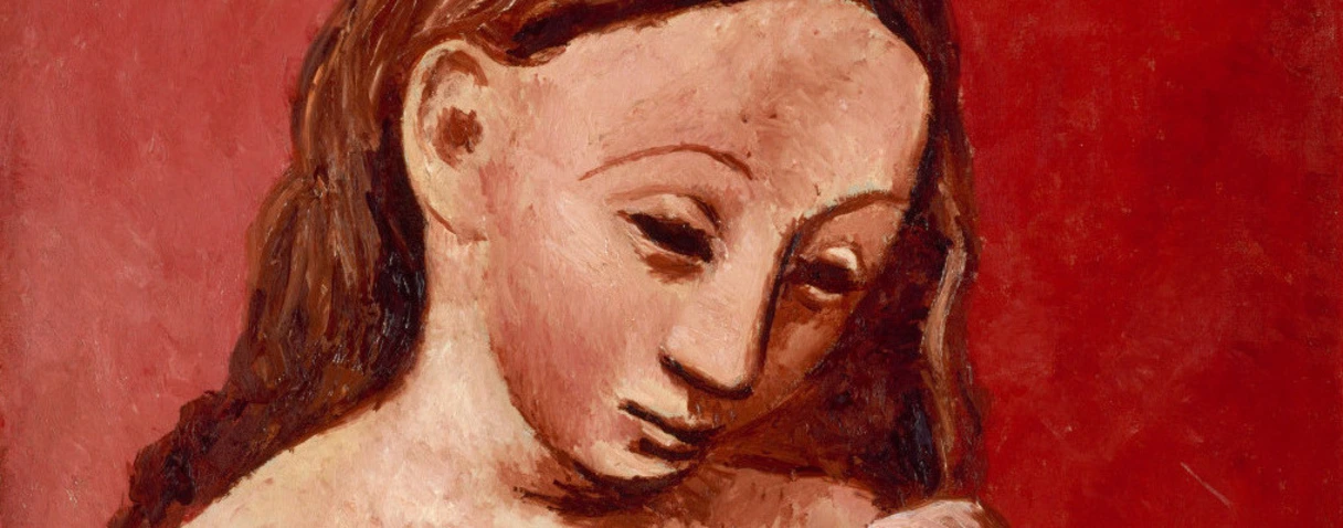tableau, Pablo Picasso, Nu sur fond rouge, en 1906