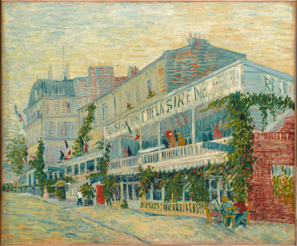 Vincent van Gogh-Le restaurant de la Sirène à Asnières