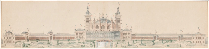 Vue du palais du Trocadéro - Anonyme