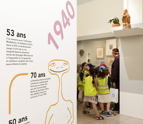 4.	Visite de l’exposition « Léopold Chauveau. Au pays des monstres », 9 juillet 2020, musée d’Orsay, 2020, Paris ©Musée d’Orsay / Sophie Crépy
