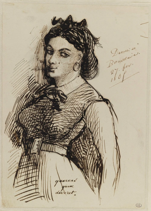 Charles Baudelaire, Portrait de Jeanne Duval, 1865