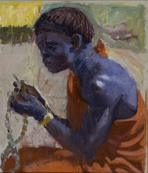 Akseli Gallen-Kallela-Kikuyu bleu (Sininen Kikuju)
