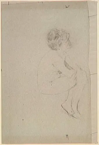 Nu assis de profil - Edouard Vuillard