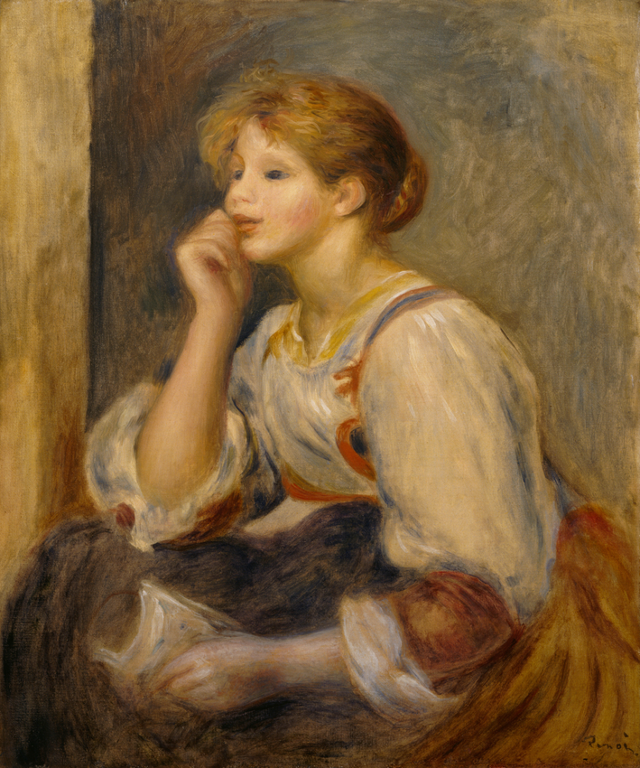 Femme à la lettre - Auguste Renoir