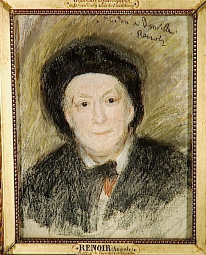 Portrait de Théodore de Banville - Auguste Renoir