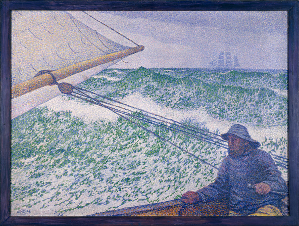 Théo Van Rysselberghe-L'homme à la barre