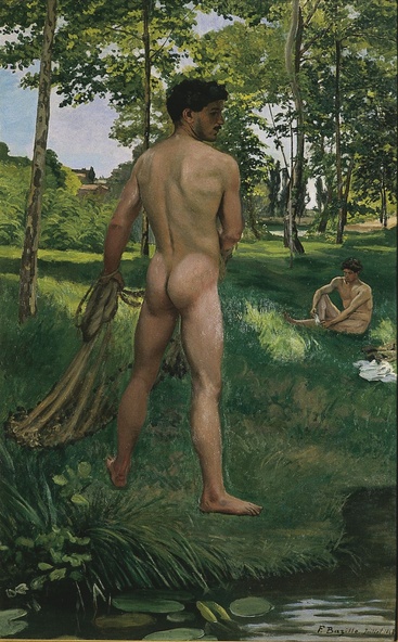 Frédéric Bazille-Le Pêcheur à l'épervier