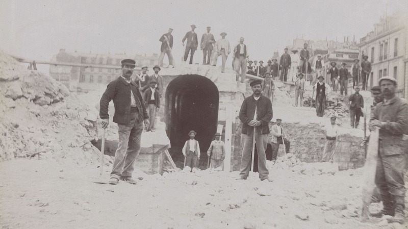 Démolition des ruines de la cour des comptes