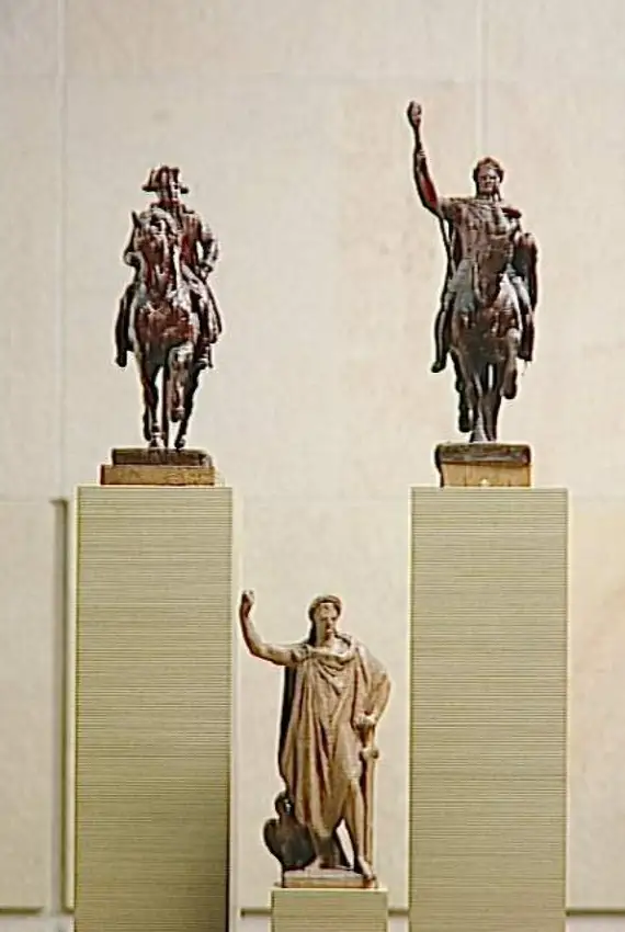 Napoléon Ier à cheval en costume romain - Eugène Guillaume