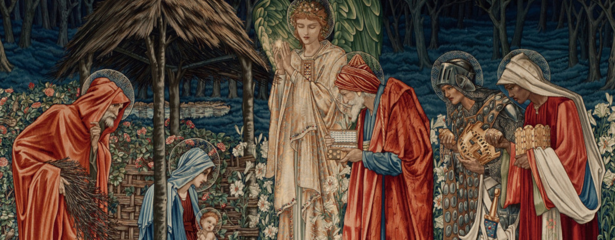 L'adoration des mages, Edward Burne-Jones, Burne-Jones, Edward|Morris, William|Dearle, John Henry|Morris & Co
