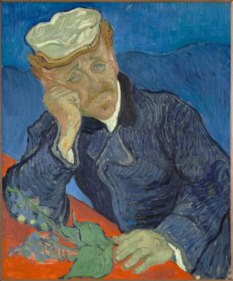 tableau, Vincent Van Gogh, Le docteur Paul Gachet, en 1890