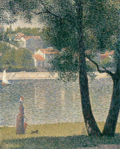 Georges Seurat-La Seine à Courbevoie