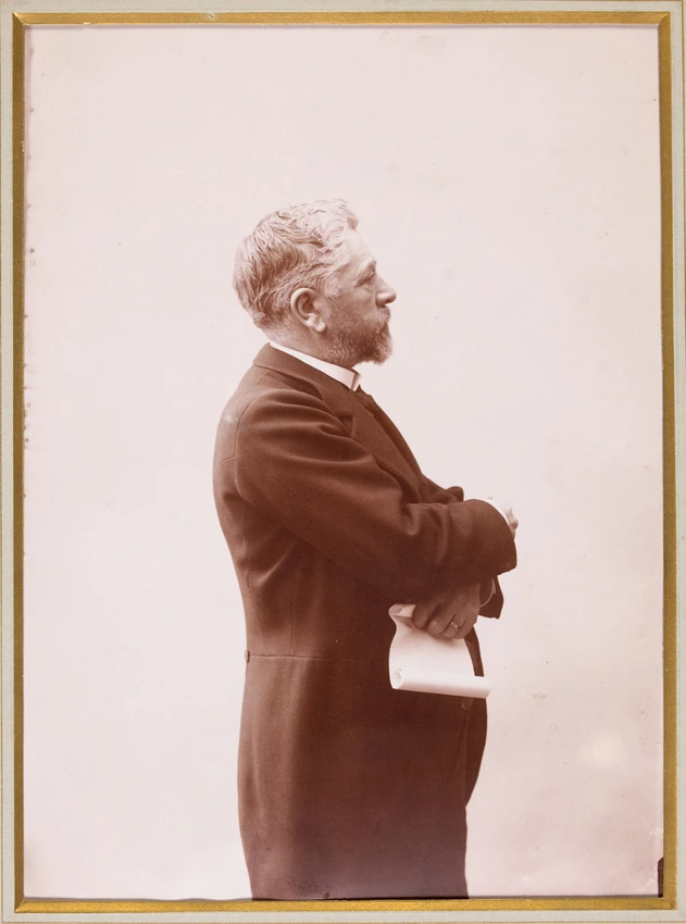 Gustave Eiffel, profil droit - Anonyme